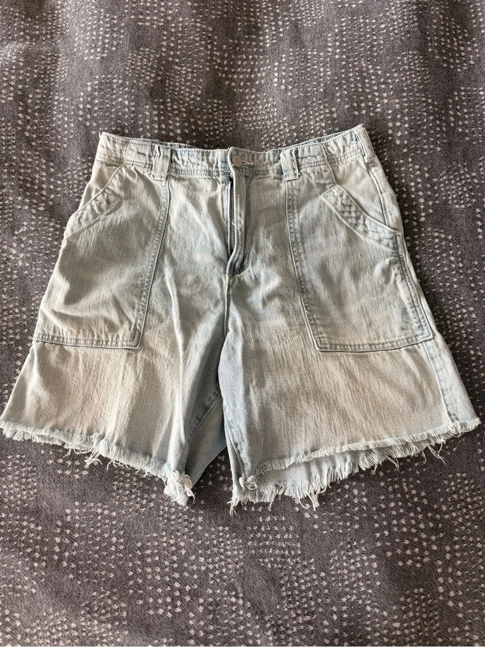 Pilcro Light Wash Denim Jean Shorts